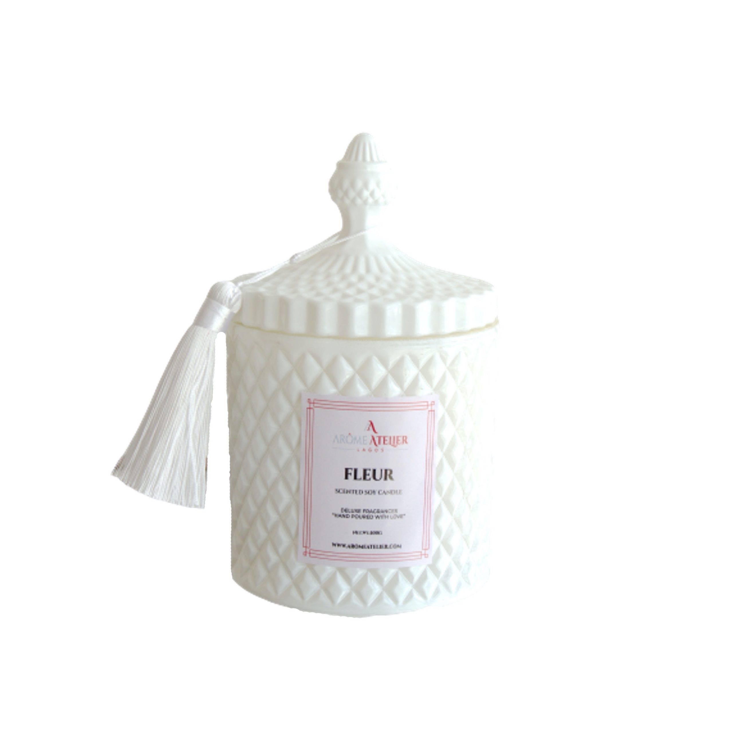 Luxe Scented Candle Fleur Arôme Atelier